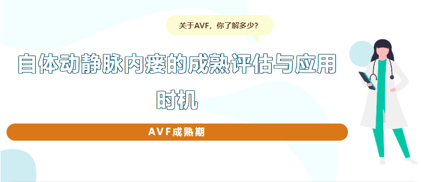自體動靜脈內(nèi)瘺的成熟評估與應用時機